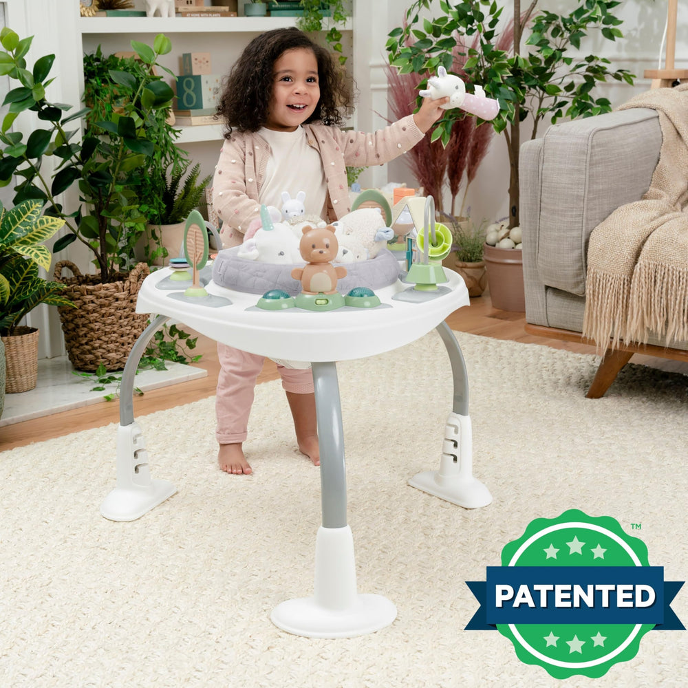Ingenuity Spring & Sprout wipeable surfaces enable easy cleaning.