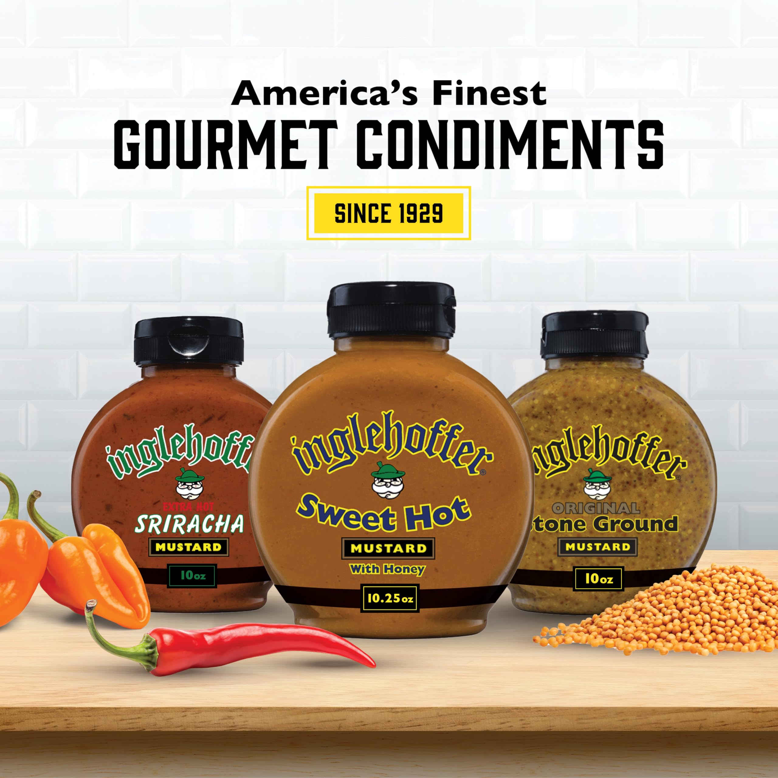 Inglehoffer as a base for honey mustard dressings, boosting versatility