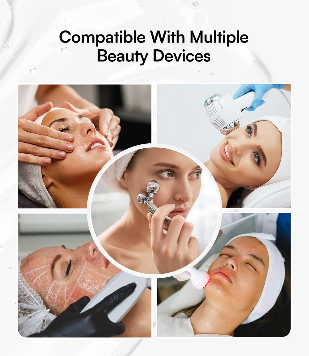 Aloe and hyaluronic acid moisturize and soften skin during use.