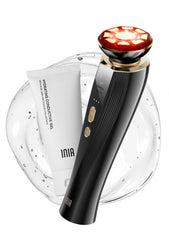 INIA Flare 3in1 device front view highlighting lifting capability for the face