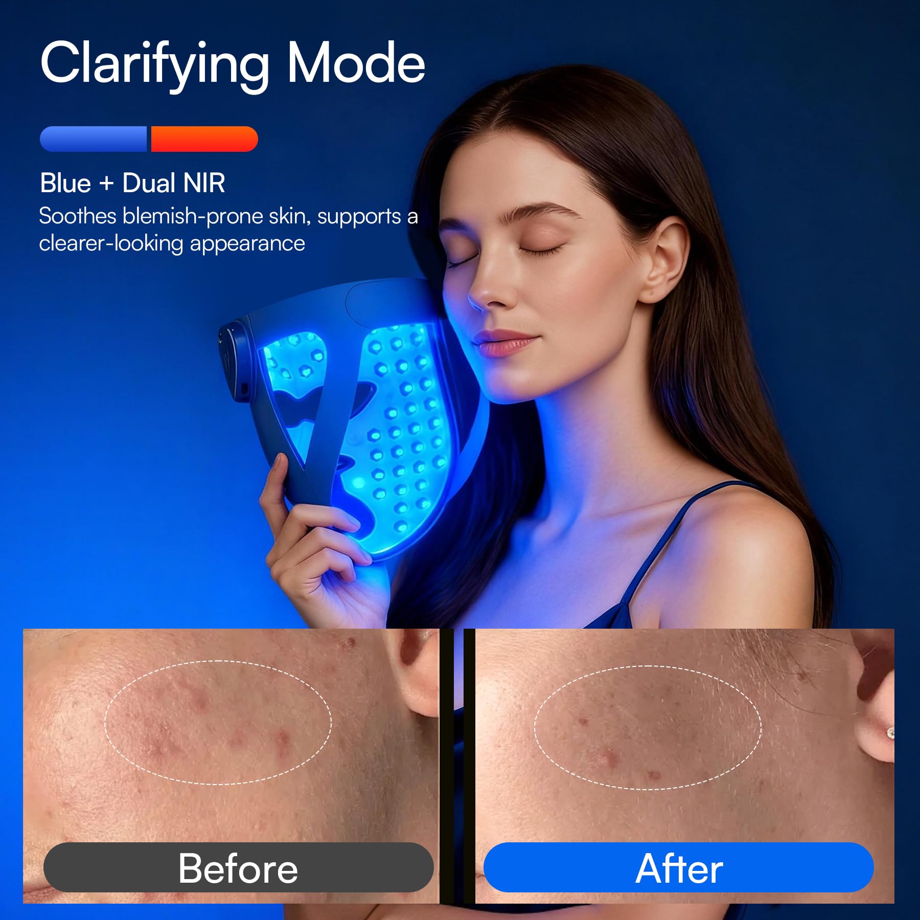 INIA Glow 4D wireless design enables skincare anywhere at home or while traveling.