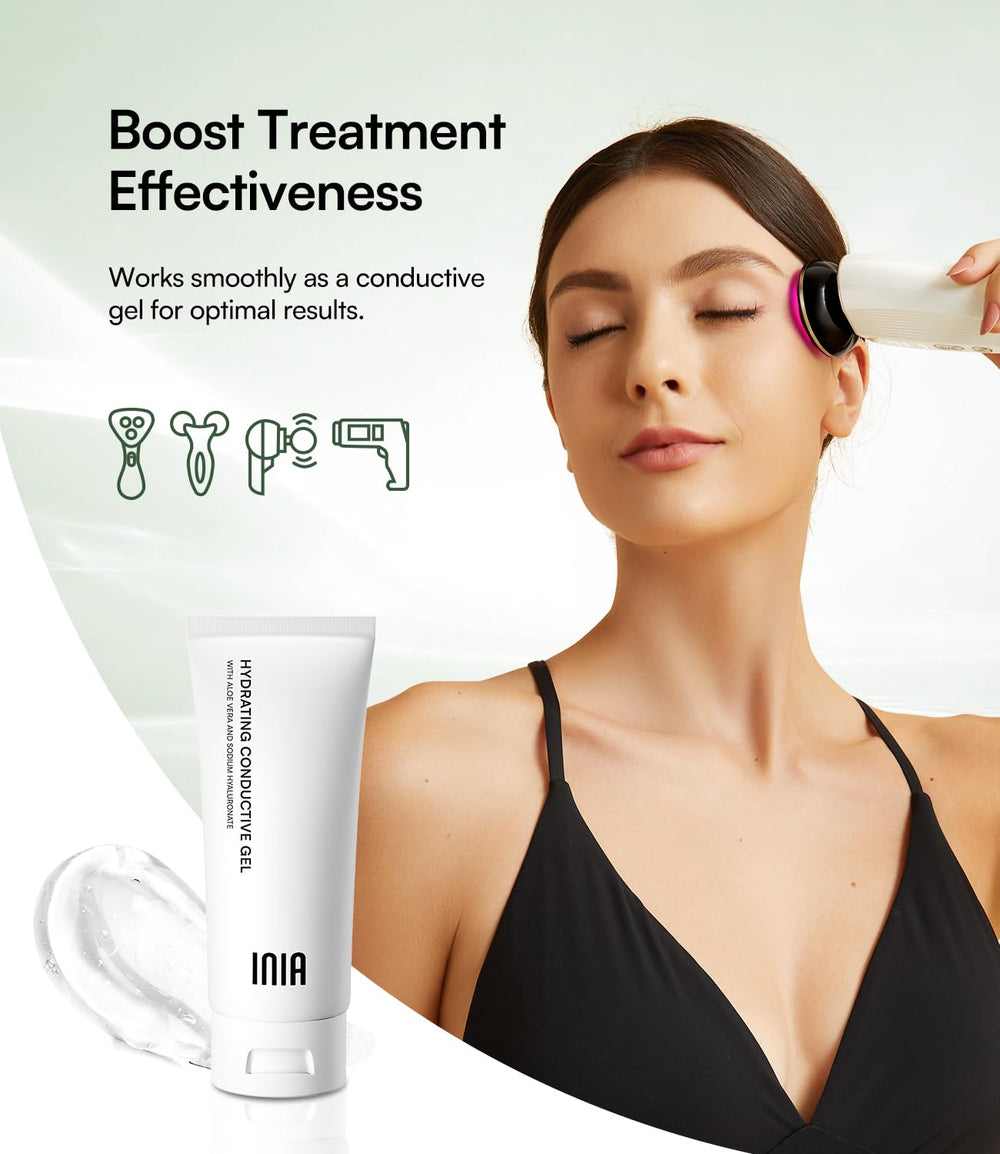 Post-removal soothing gel helps calm skin after waxing or shaving.