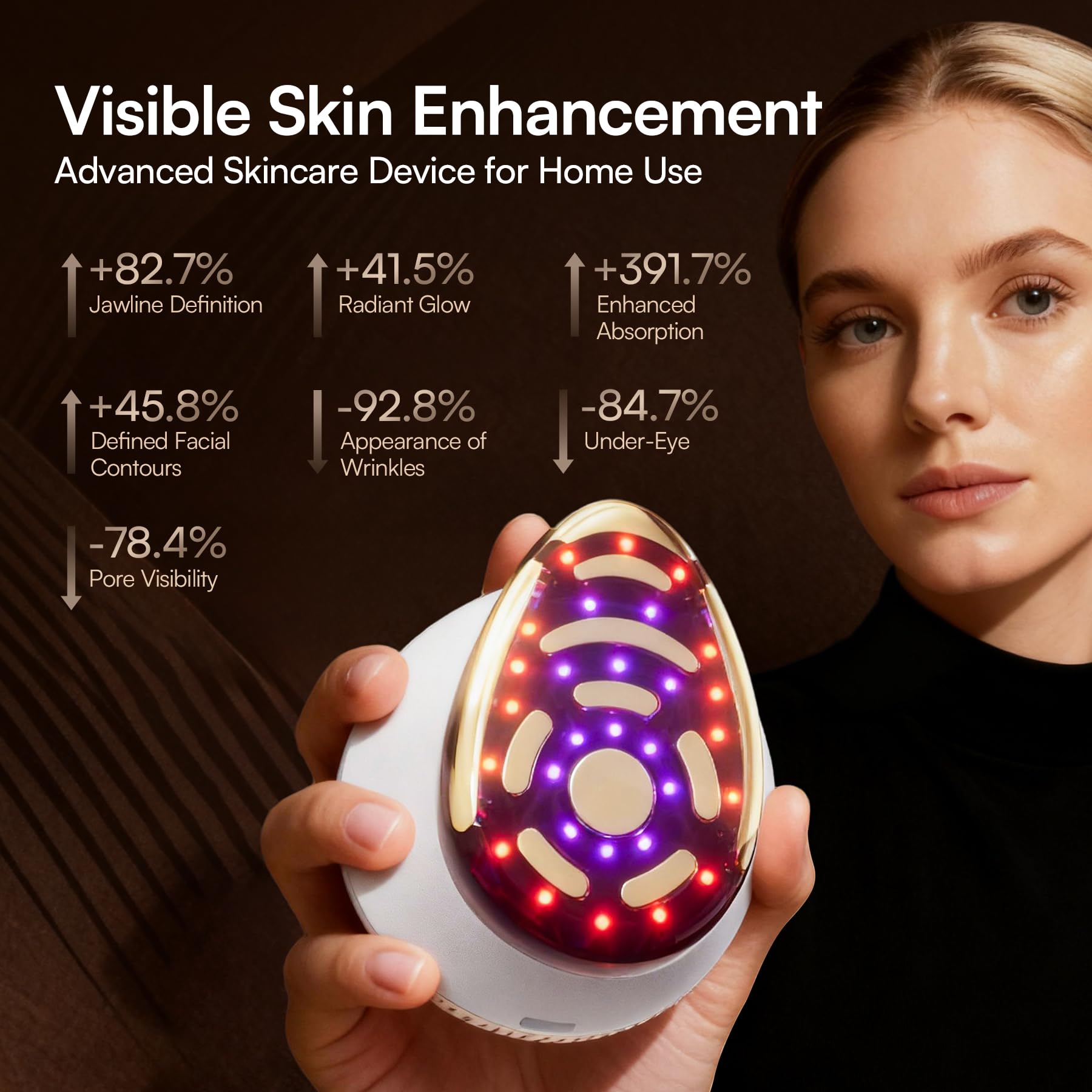 INIA SPHERA serum infusion boosts absorption for brighter skin.
