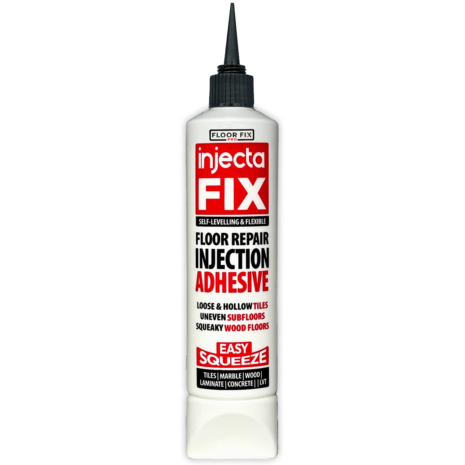 Injectafix Floor-Fix Pro with built-in syringe tip for precise tile repairs