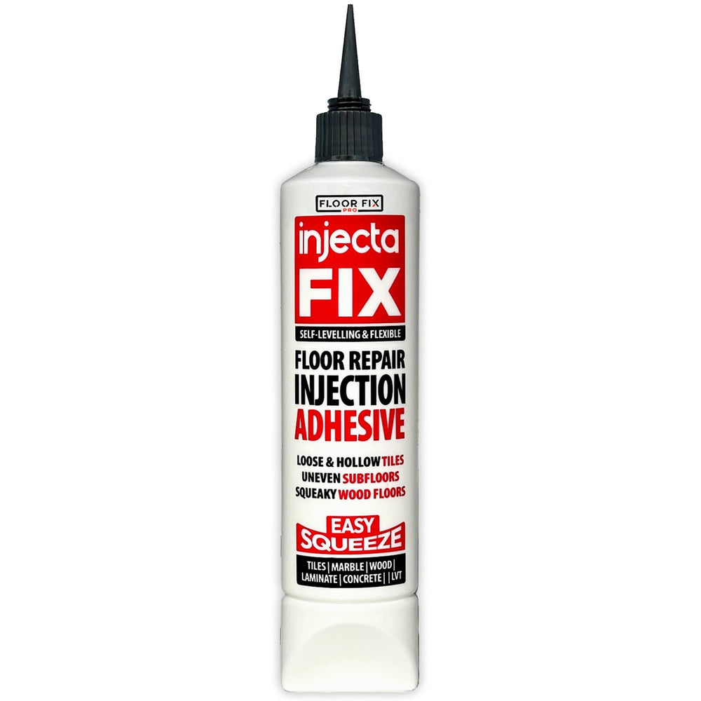Injectafix Floor-Fix Pro with built-in syringe tip for precise tile repairs