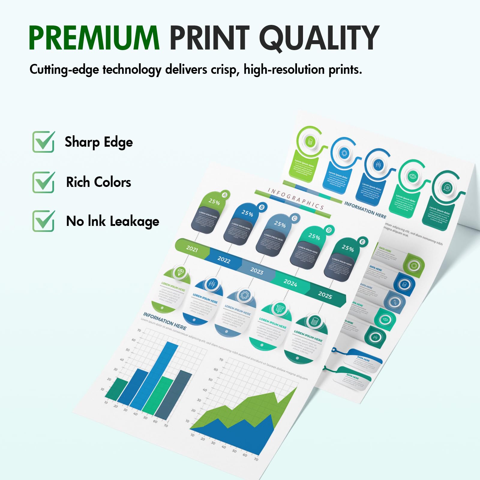InkAlfa OfficeJet Pro 8130e printer close-up with chip