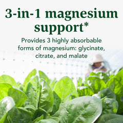 INNATE Magnesium vegetarian and gluten-free label for plant-based diets.