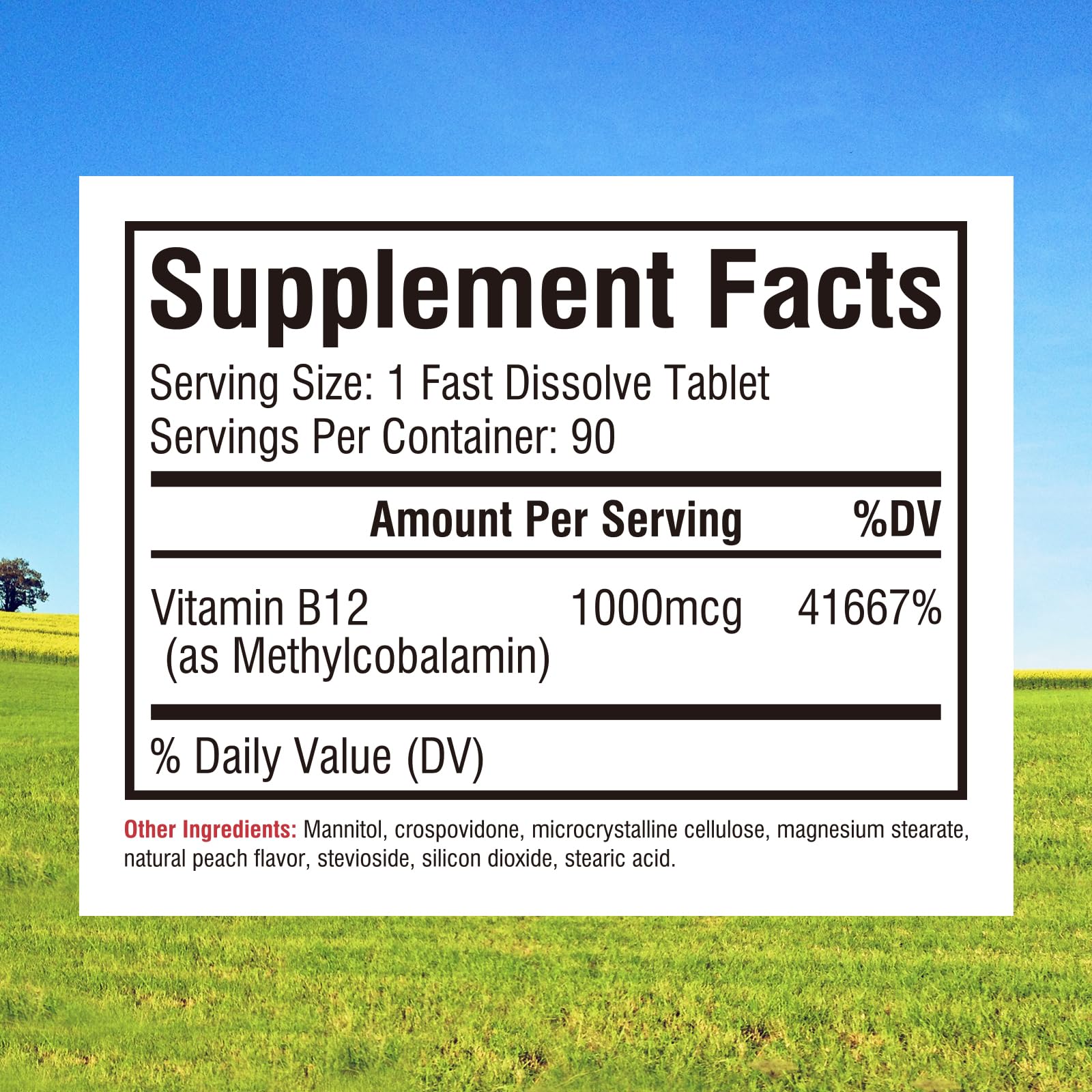 Innate Vitality B12 1000mcg methylcobalamin tablet for fast delivery