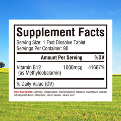Innate Vitality B12 1000mcg methylcobalamin tablet for fast delivery