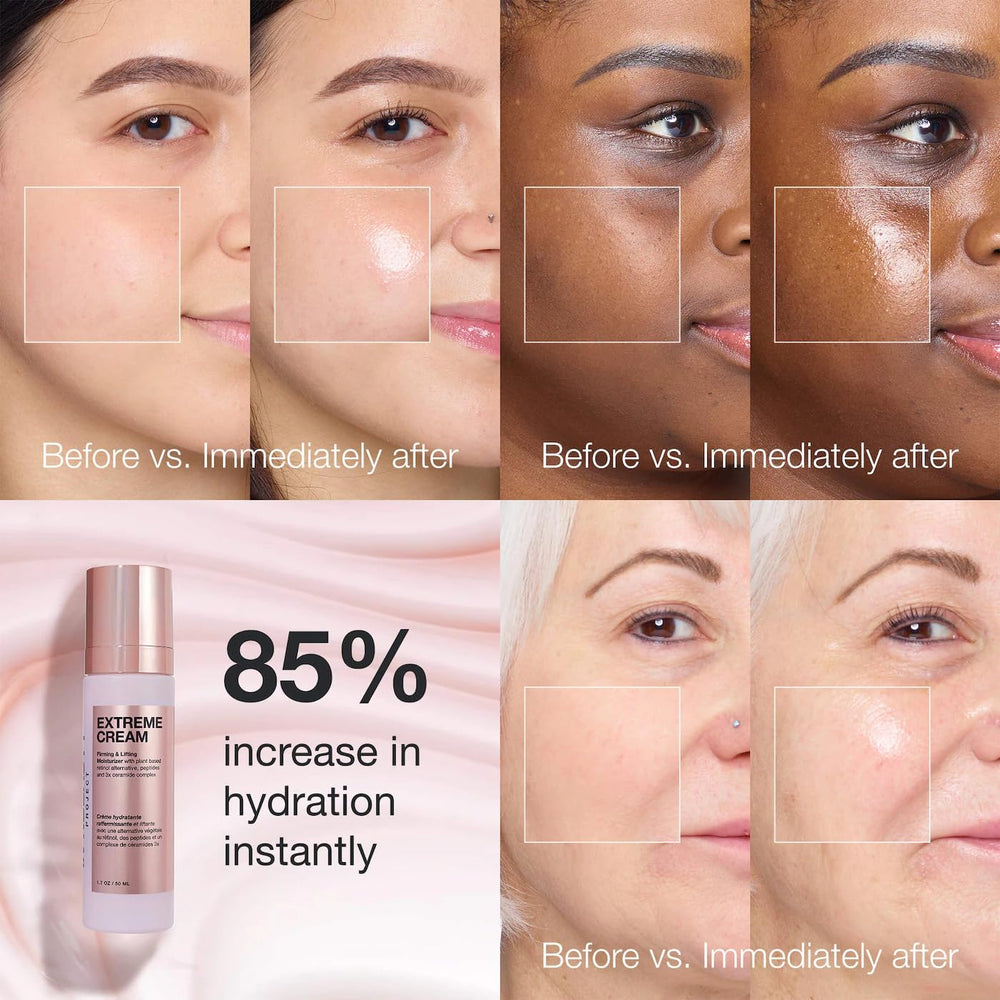 Innbeauty Project Extreme Cream application on hand demonstrating smooth absorption