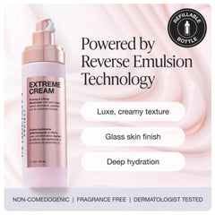 Innbeauty Project Extreme Cream texture swirl showing rich, airy moisture.