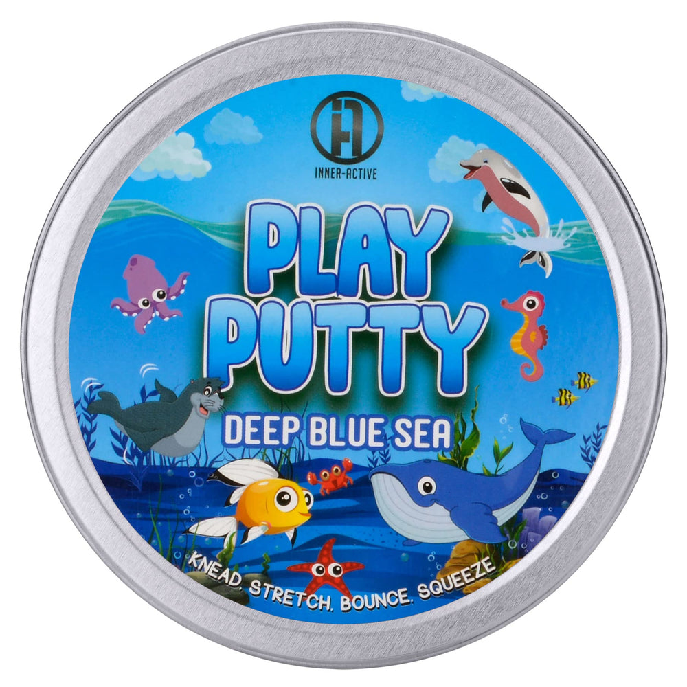 INNER-ACTIVE Play Putty whale charm enhances focus through tactile exploration.