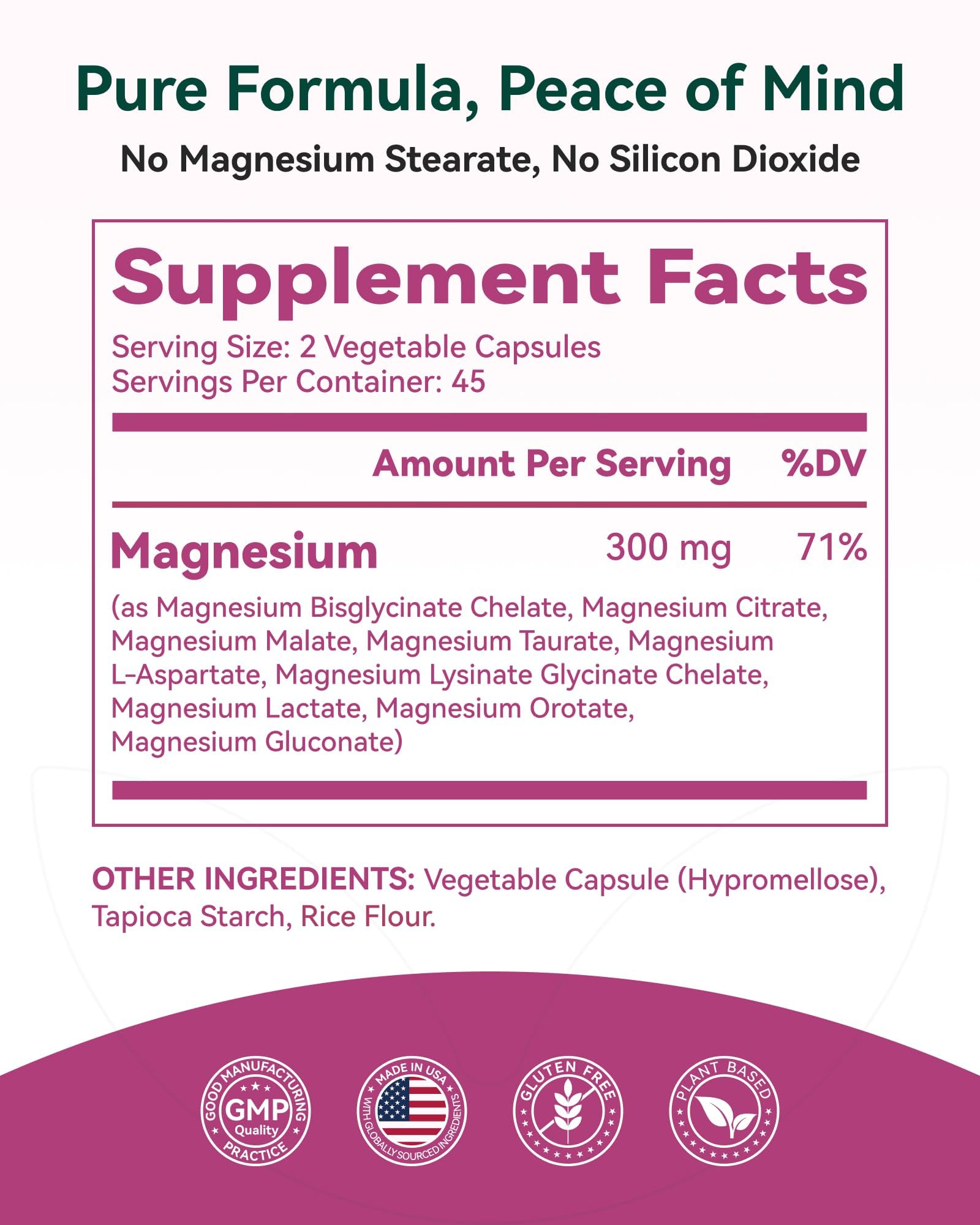Inner Brightness magnesium capsules ready for your daily wellness ritual