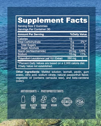 Inner Glow Sol Defense Gummies passion-fruit gummy emphasizes flavorful, sugar-free daily support.