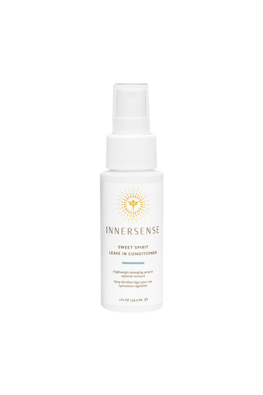 INNERSENSE Coarse hair use-case shows thick, thirsty strands getting moisture.