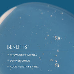 INNERSENSE I Create Hold Gel curly definition closeup highlights defined curls and shine.