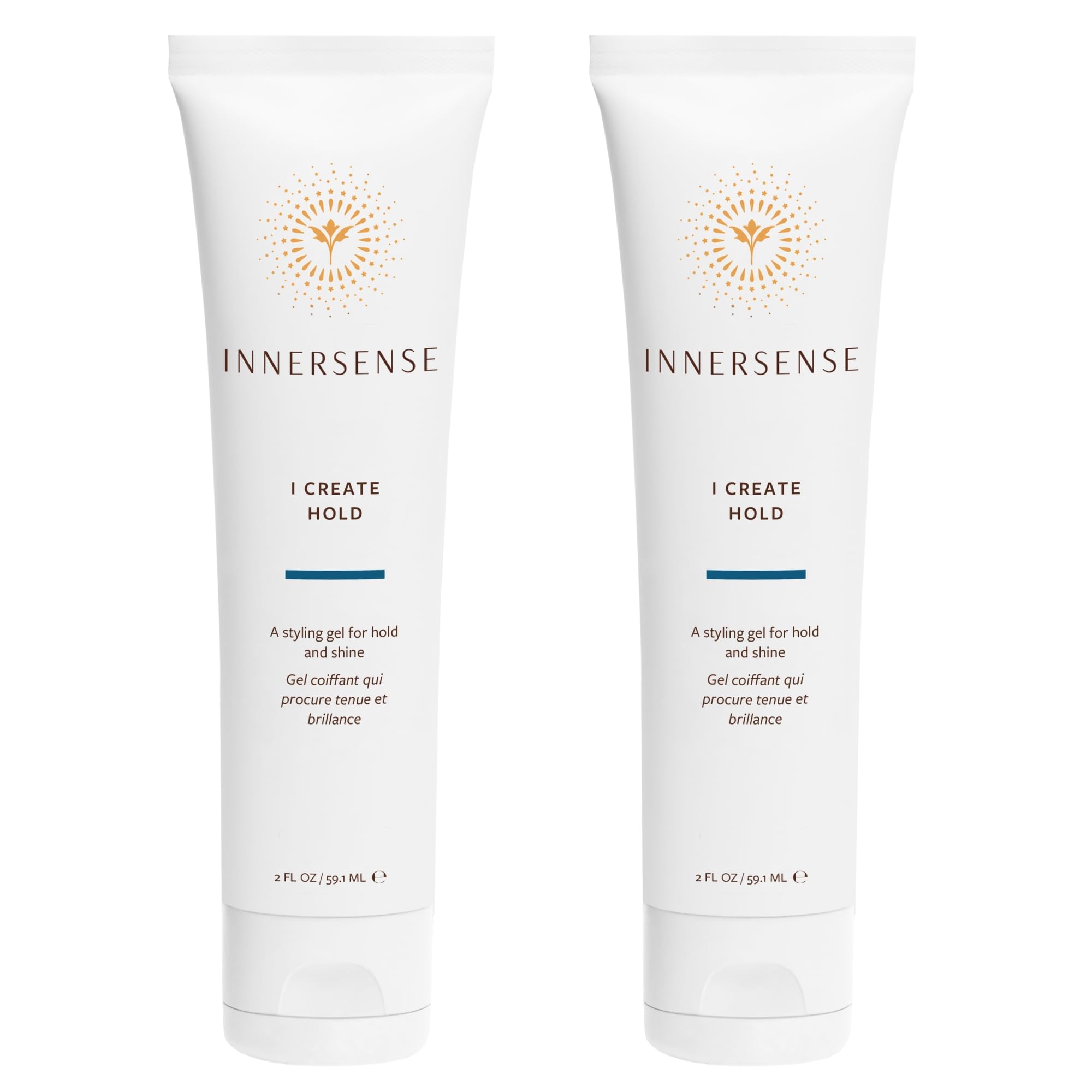 INNERSENSE I Create Hold Gel pack 2oz provides strong hold with natural shine.