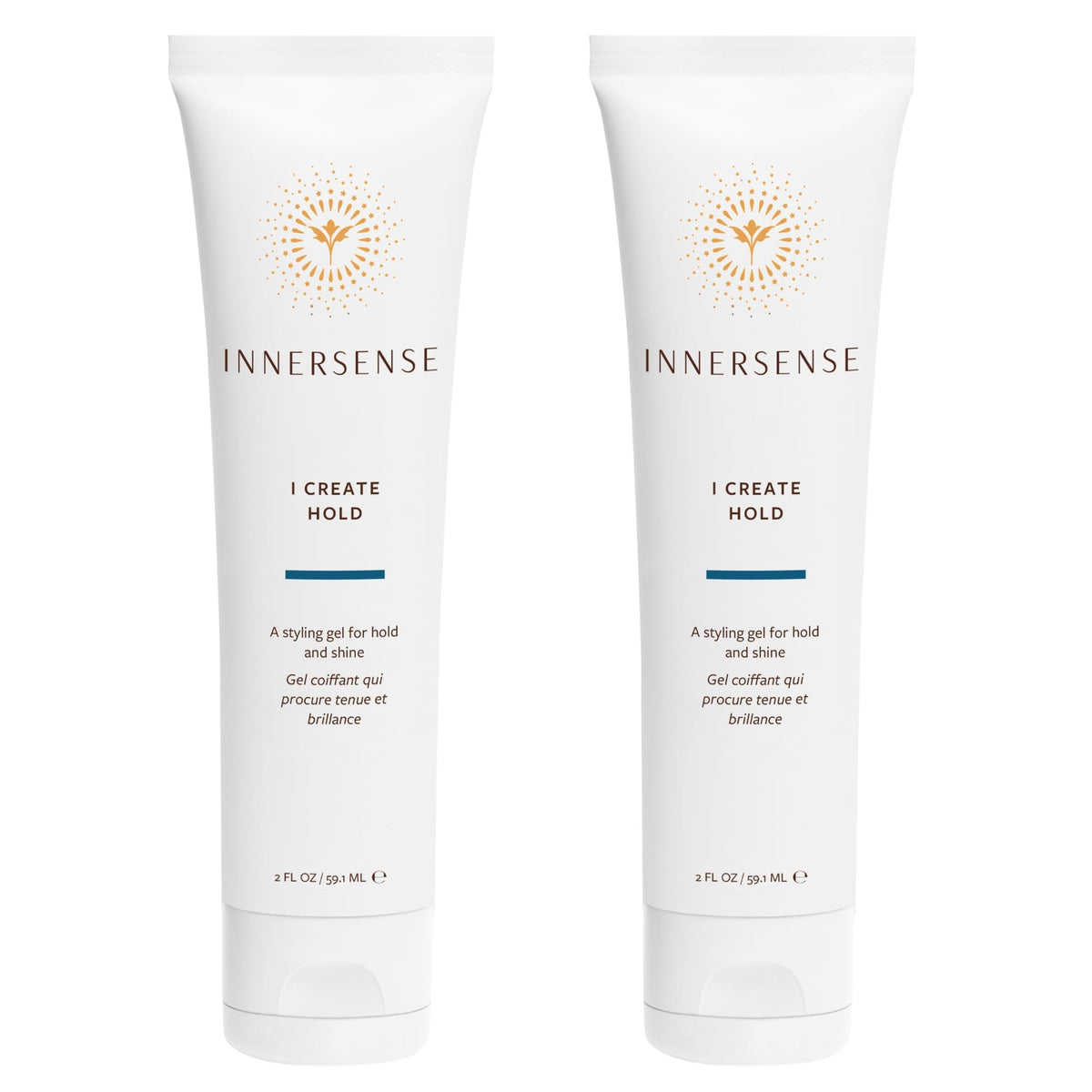 INNERSENSE I Create Hold Gel pack 2oz provides strong hold with natural shine.