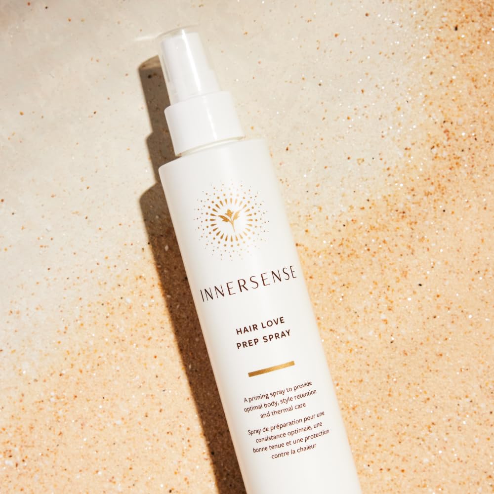 INNERSENSE Prep Spray mist for easy application and added body during styling.
