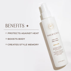 INNERSENSE Vitamin B and Rice Protein support strength and shine during use.