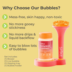 Innobaby SPIKE botanical bubbles offer plant-based formula gentle on skin during play