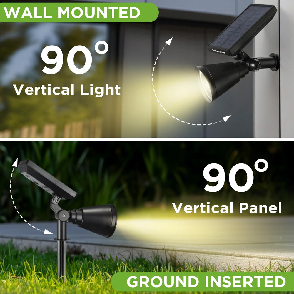 InnoGear ground stake setup makes installation quick for gardens and pathways.
