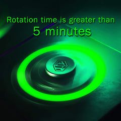 Durable zinc alloy body ensures smooth spins and long-lasting use.