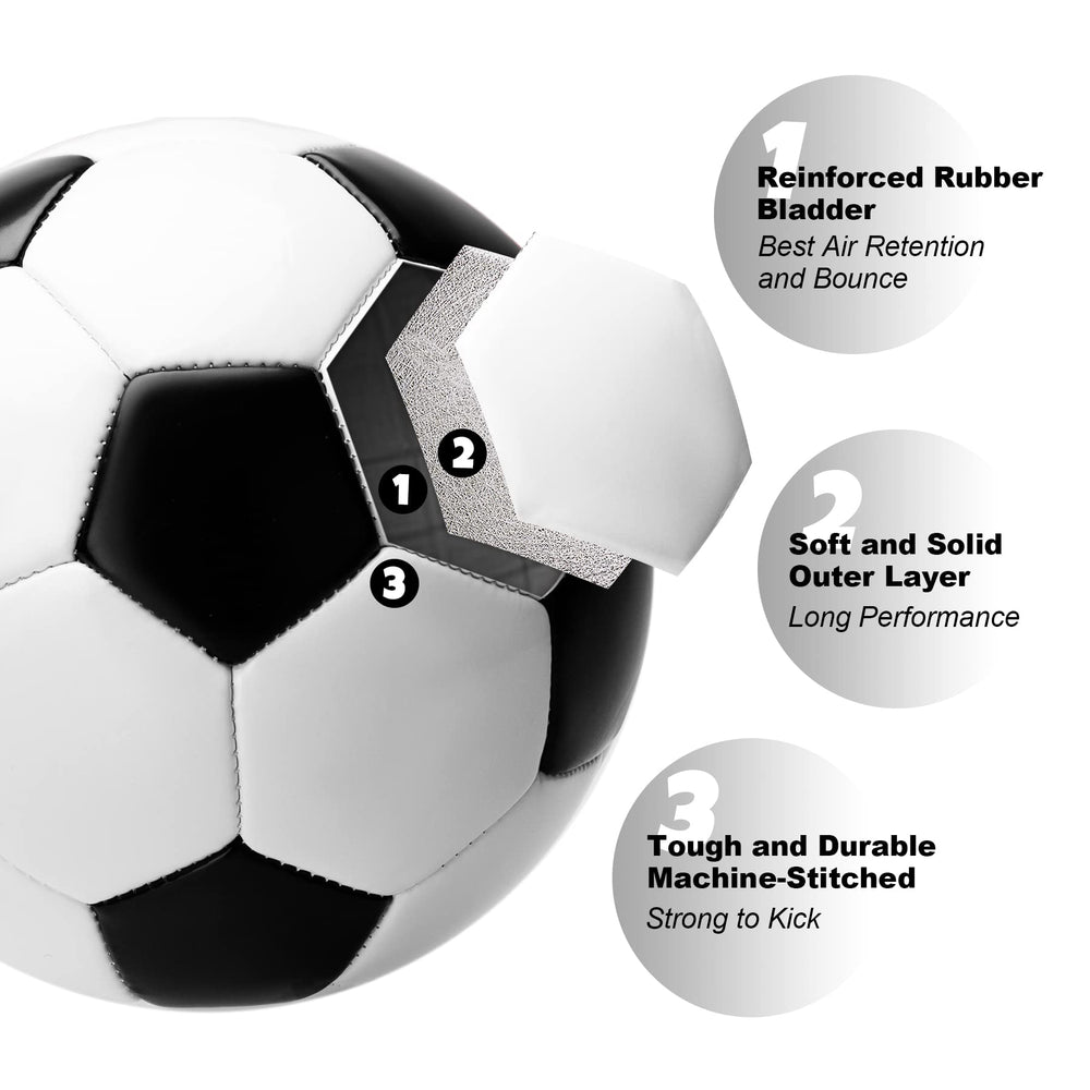 Innotoys soccer ball size 2 deflated with pump perfect toddler practice