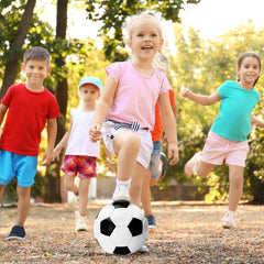 Innotoys soccer ball size 3 deflated with pump soft PVC for kids