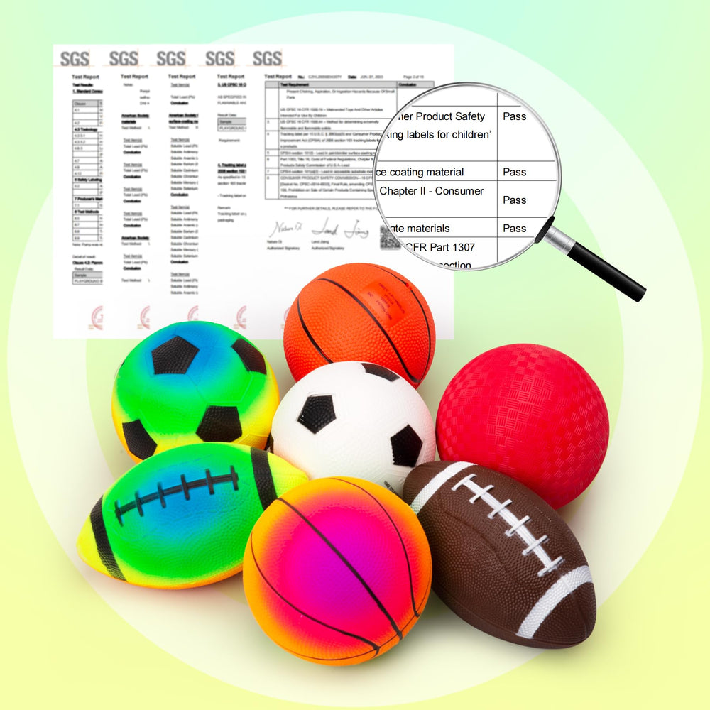 Innotoys soft rugby-style ball for cozy, low-impact group play.