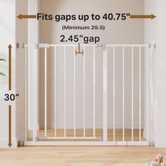 InnoTruth adjustable-width gate fits many doorways and halls.