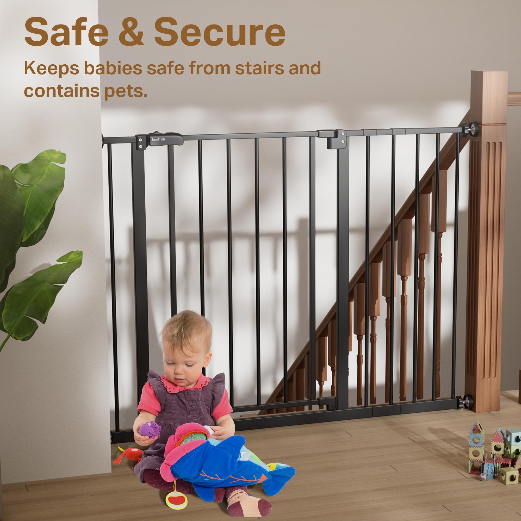 InnoTruth pressure-mount option protects walls while staying renter-friendly