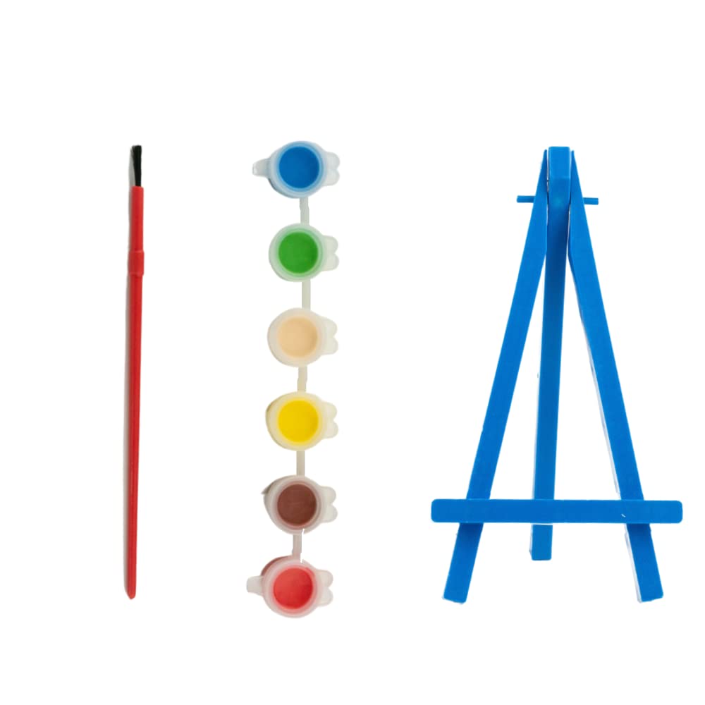 Innovative Designs ready-to-paint canvases suit little artists' attention spans.