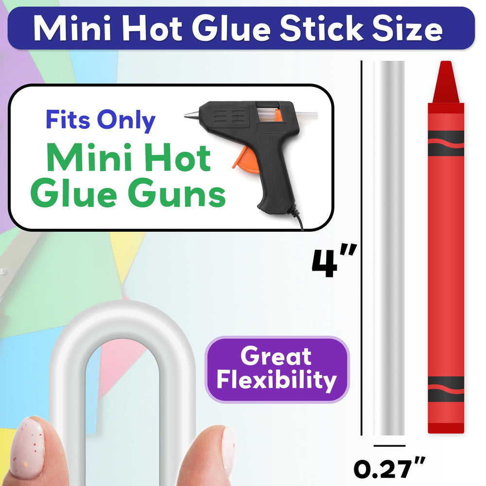 Innovative Haus mini glue sticks—gun-compatibility visual, ideal for versatile mini glue guns.