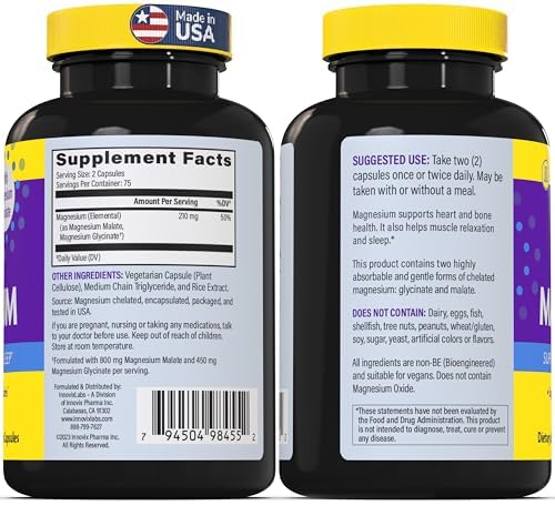InnovixLabs premium magnesium capsules on a clean surface signaling quality