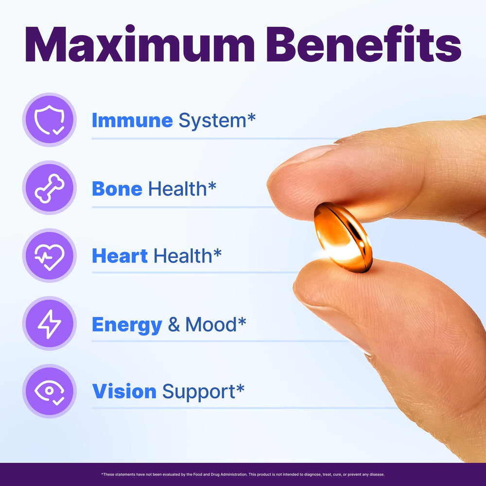  InnovixLabs Vitamin D3 K2-5000 IU bottle label with ingredient highlights and usage cues.