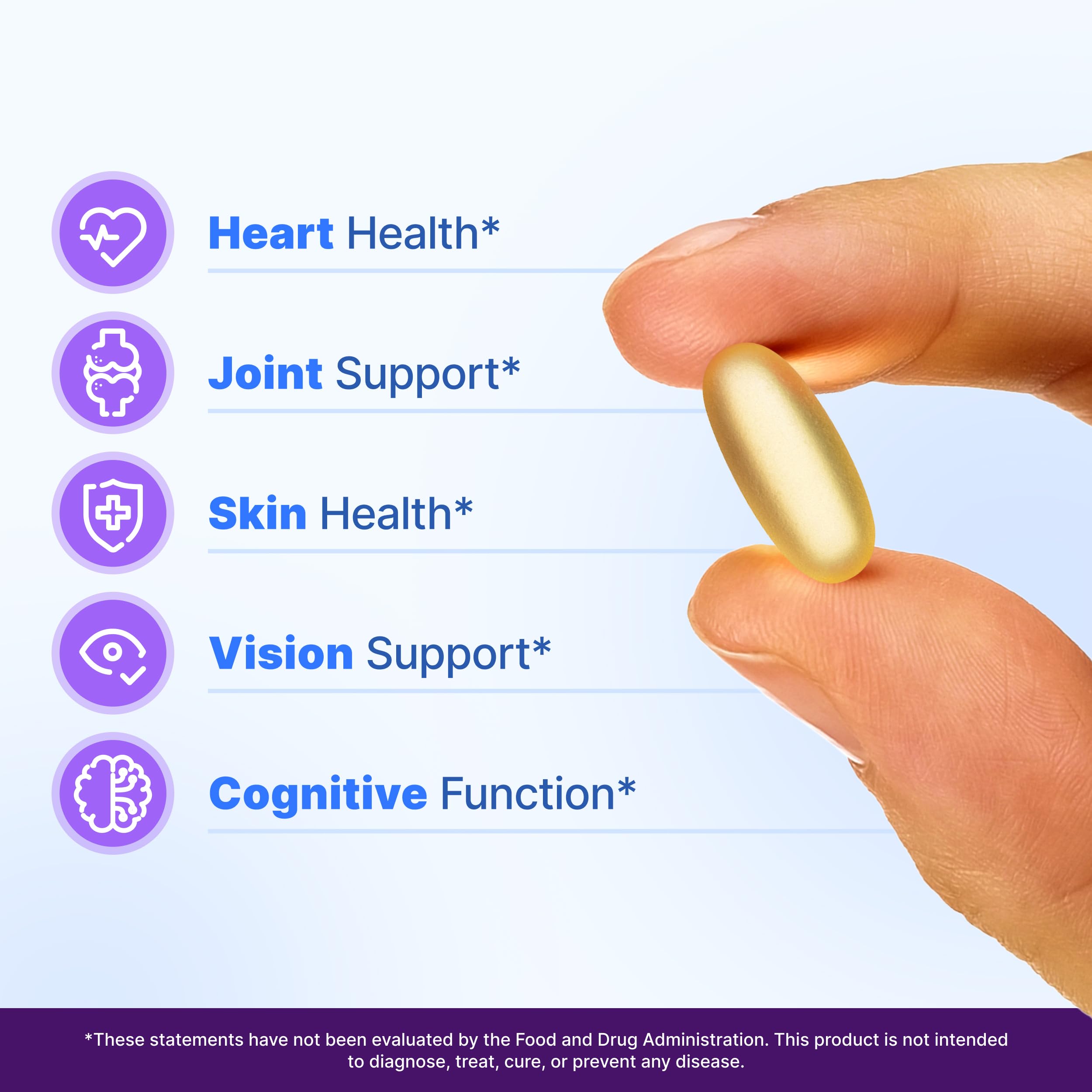 InnovixLabs wild-caught omega-3 fish oil image signals sustainable source for heart and brain health.