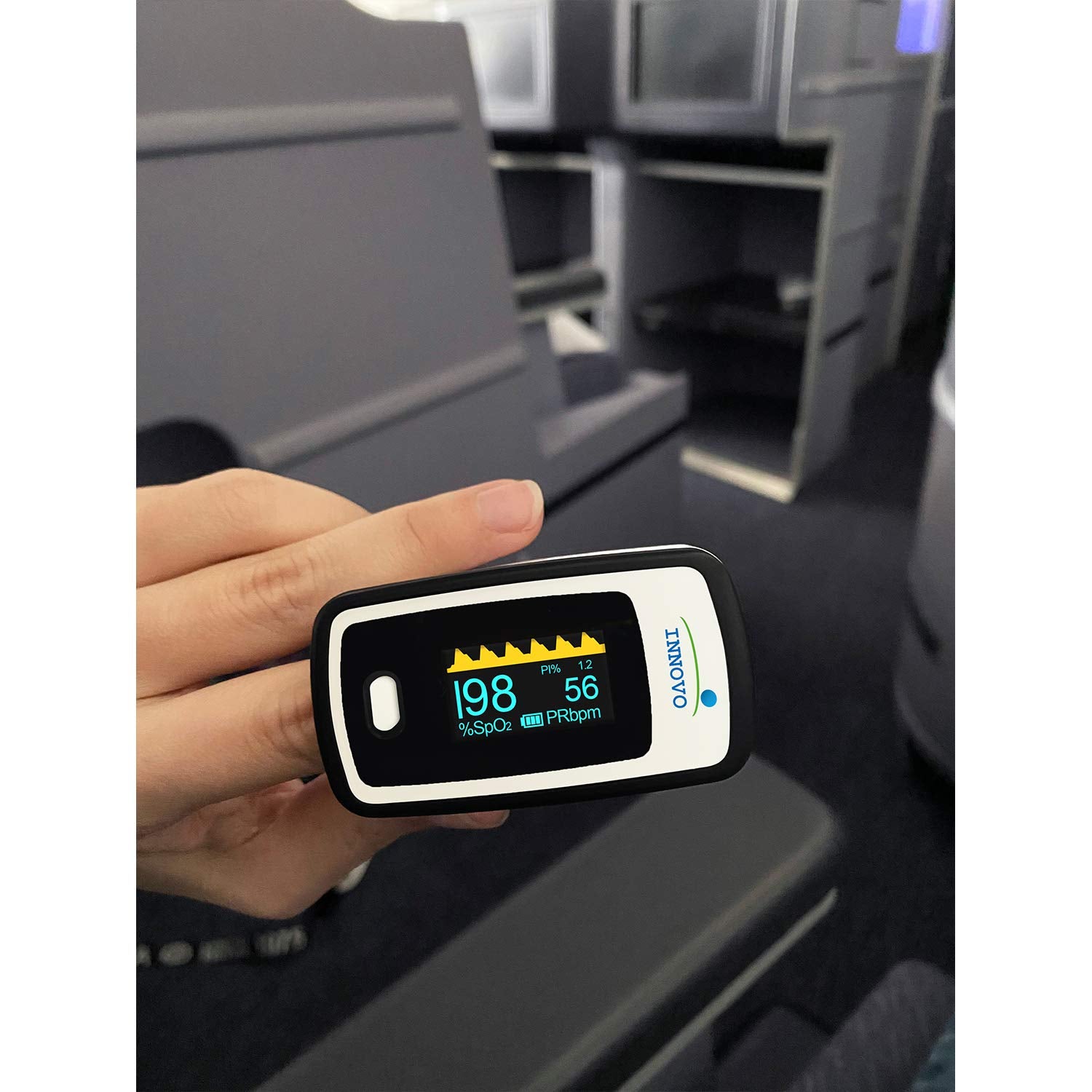 Innovo IP900AP display brightness options improve readability in bright or dim environments.