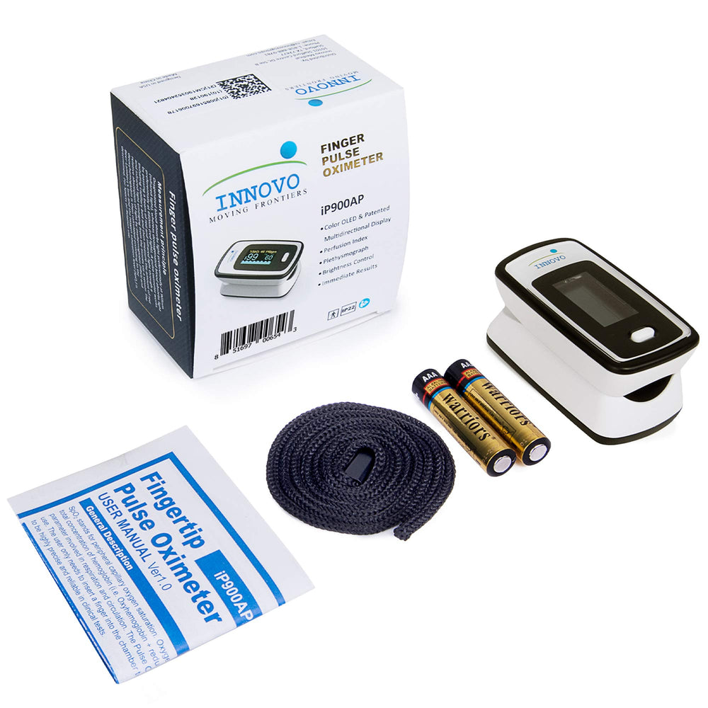 Innovo IP900AP lanyard and batteries ensure ready-to-use out of the box.