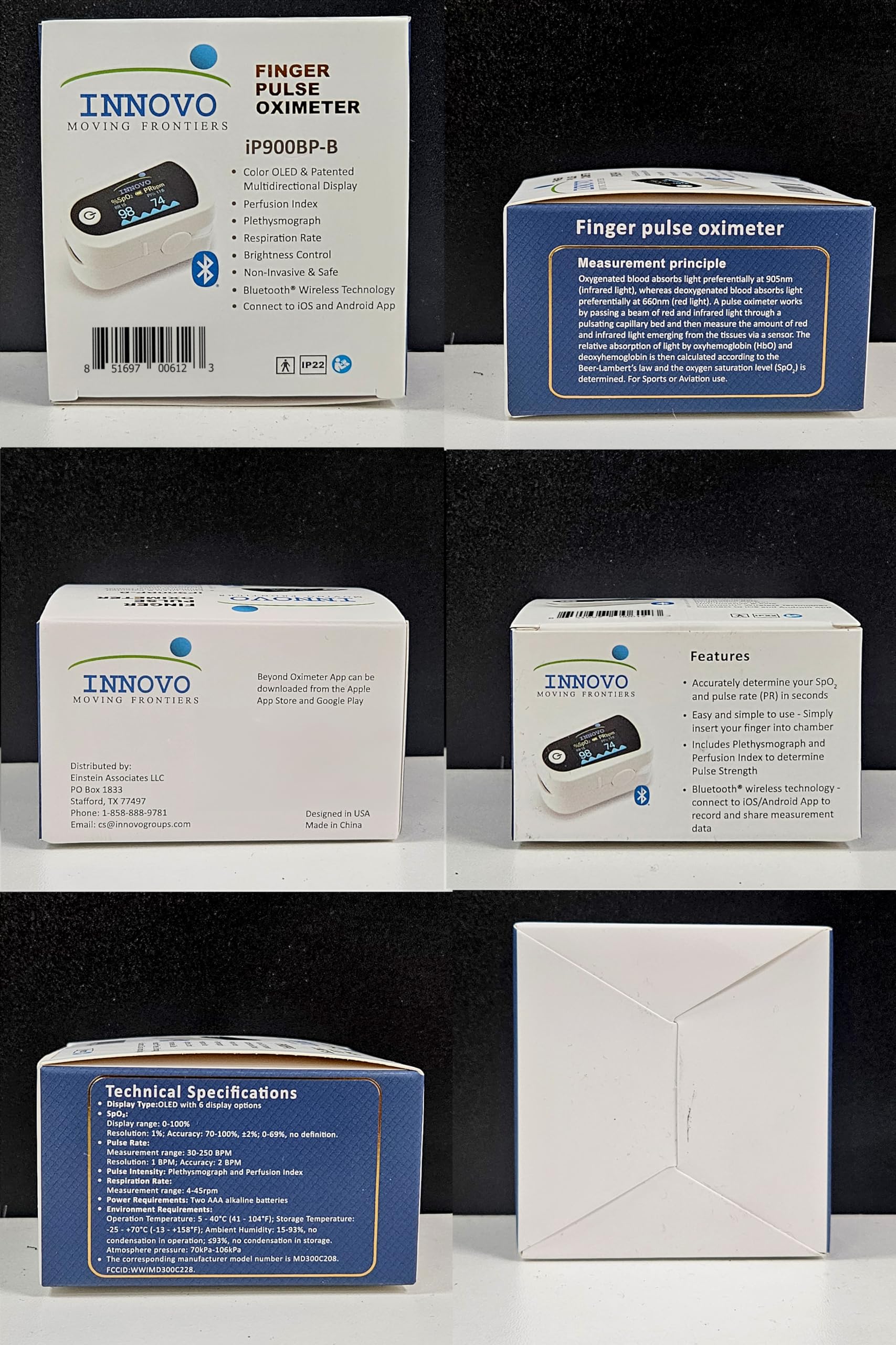 Innovo iP900BP-B caregiver-friendly viewing from multiple angles