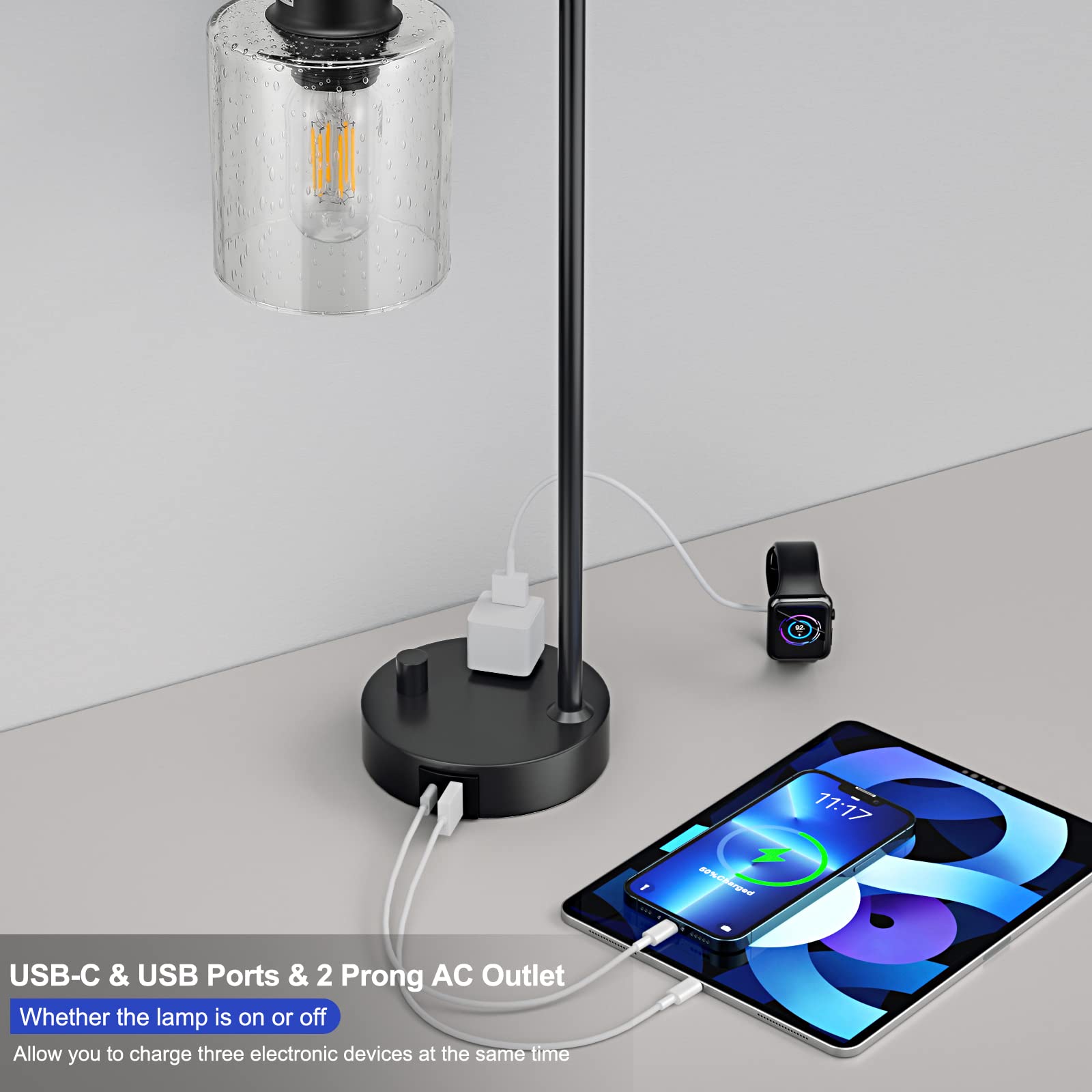 Innqoo dimmable knob control for adjustable brightness