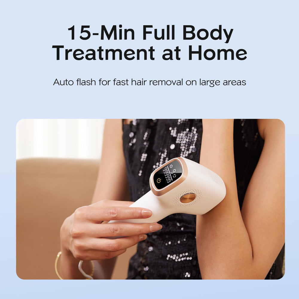 INNZA IPL bikini area usage in manual mode for sensitive zones