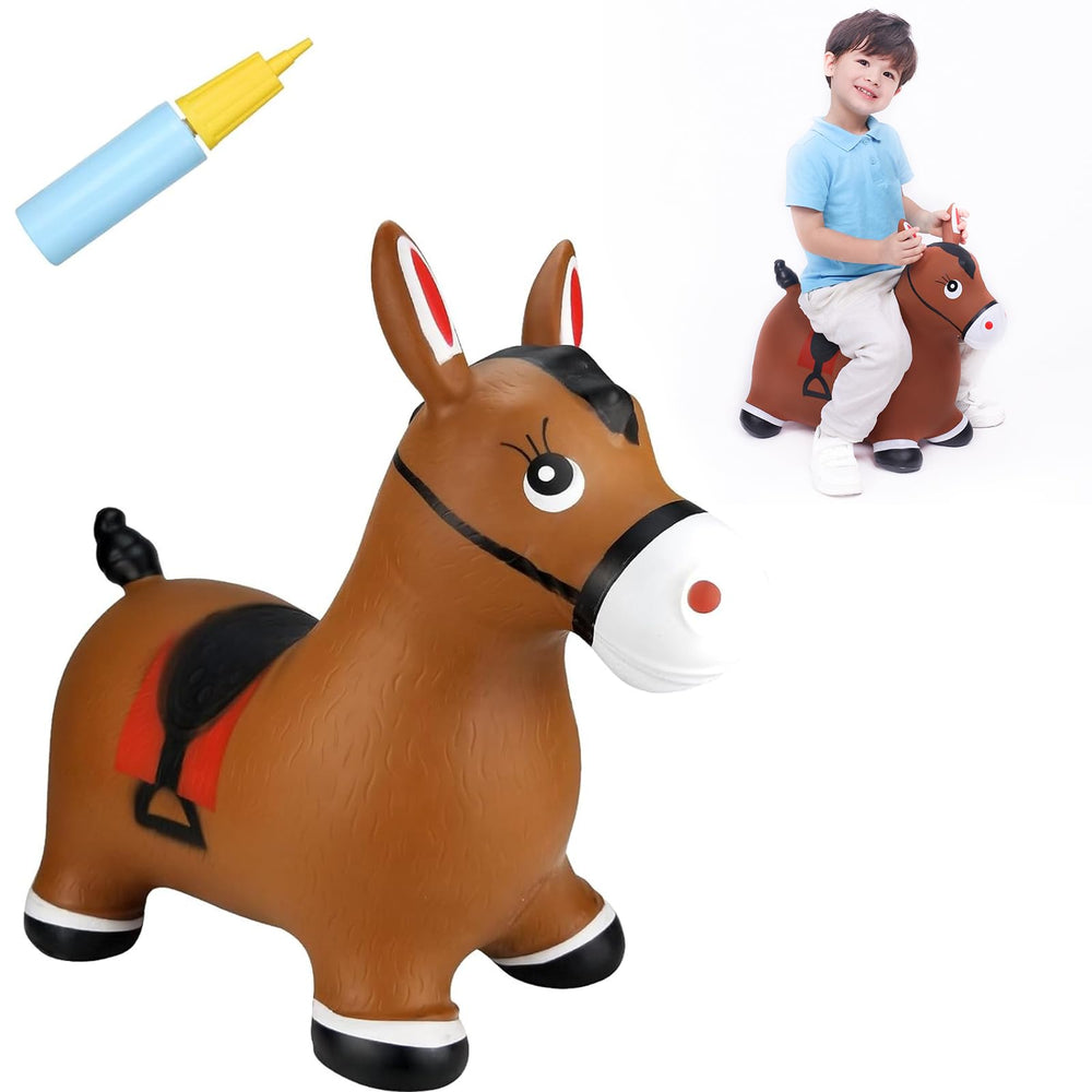 INPANY bouncy horse hopper toy for kids promotes balance during active play