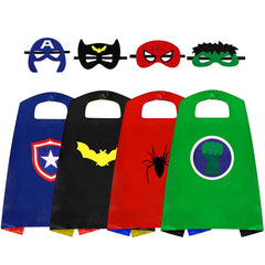 InPoTo superhero capes kids bundle four sets for imaginative dress-up play