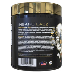 Insane Labz Psychotic Gold label graphic showing citrulline and agmatine ingredients