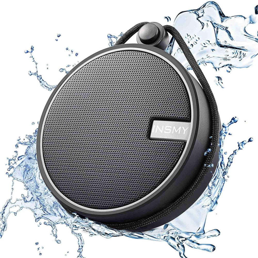 INSMY C12 front view compact waterproof speaker for outdoor adventures