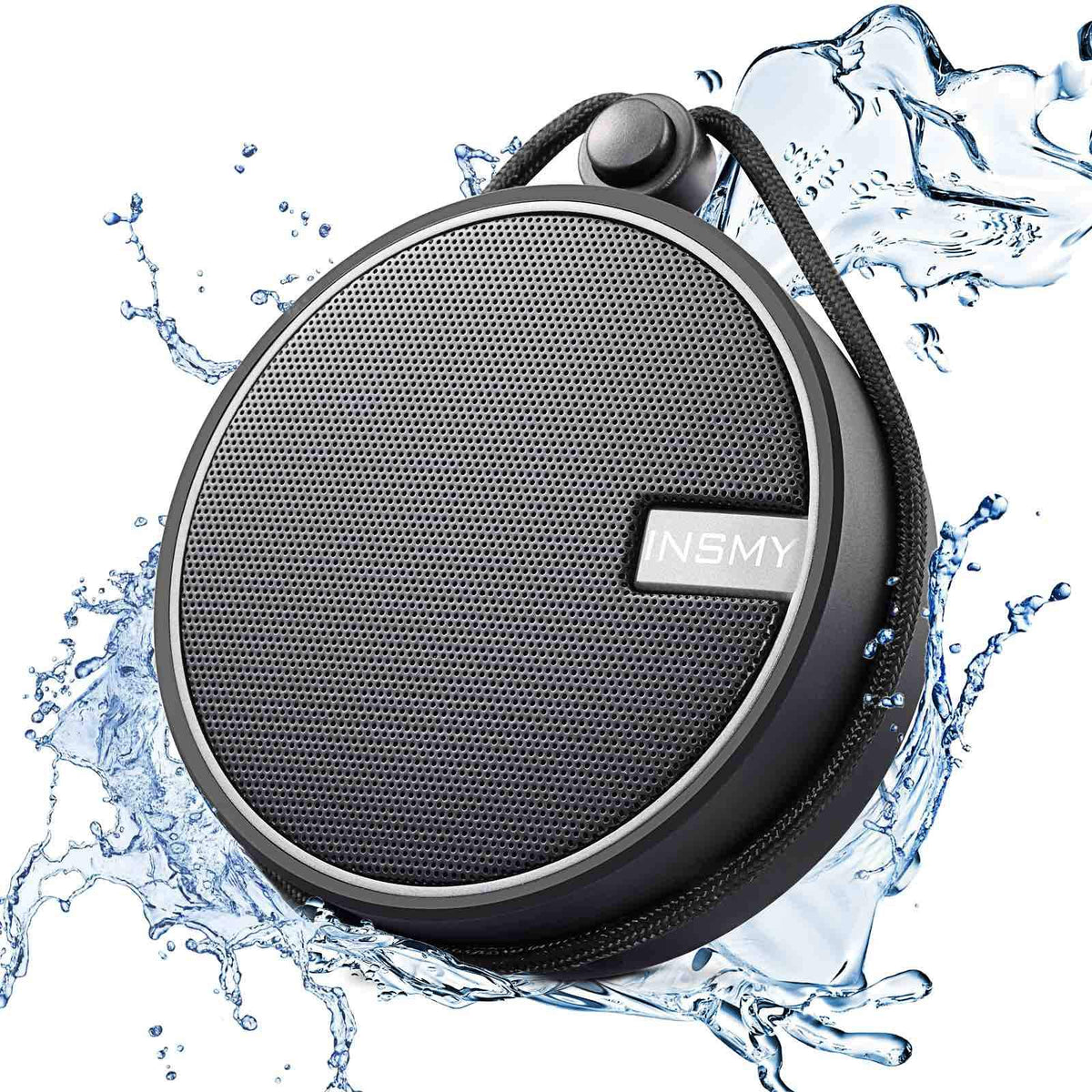 INSMY C12 front view compact waterproof speaker for outdoor adventures