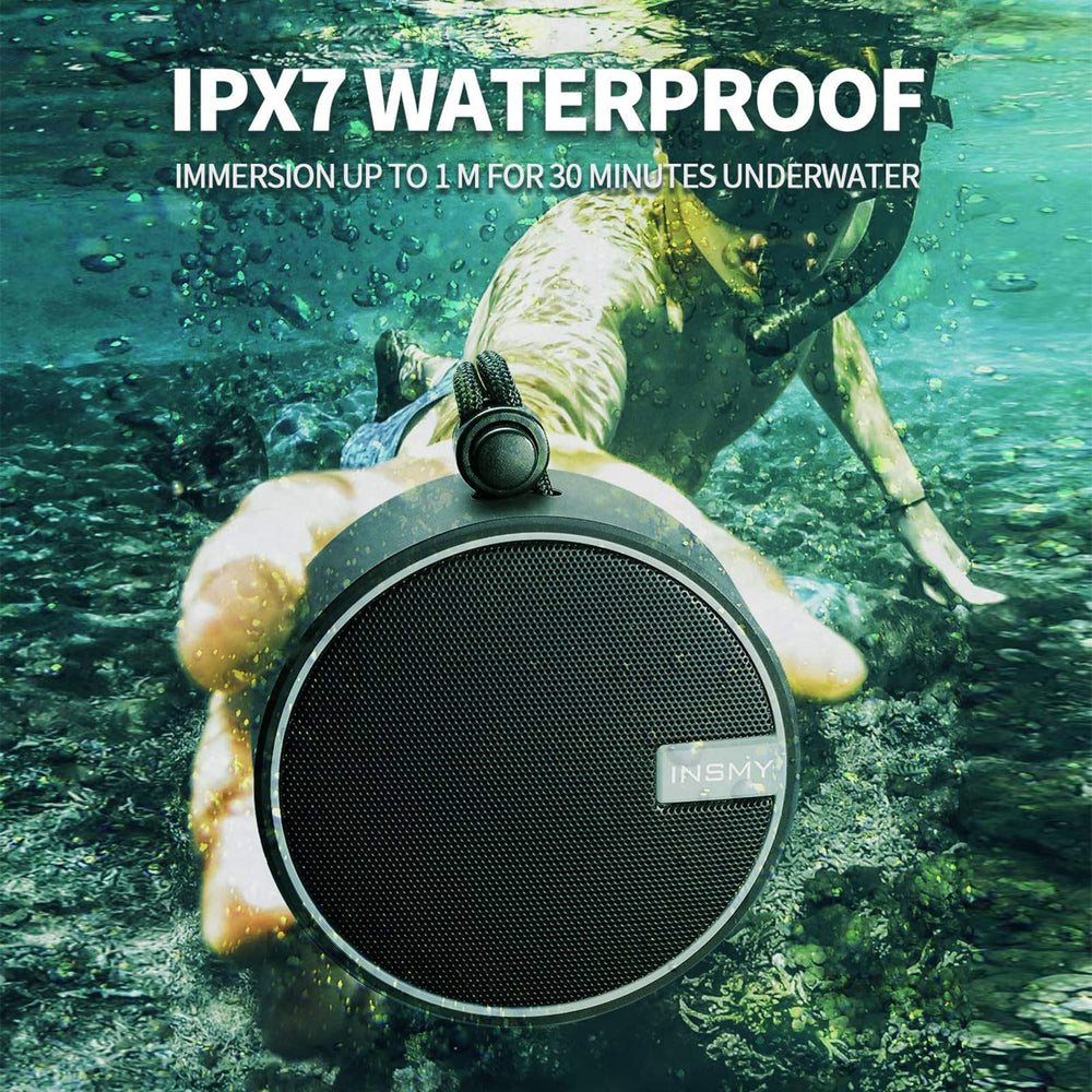 INSMY C12 side view portable speaker with rugged design