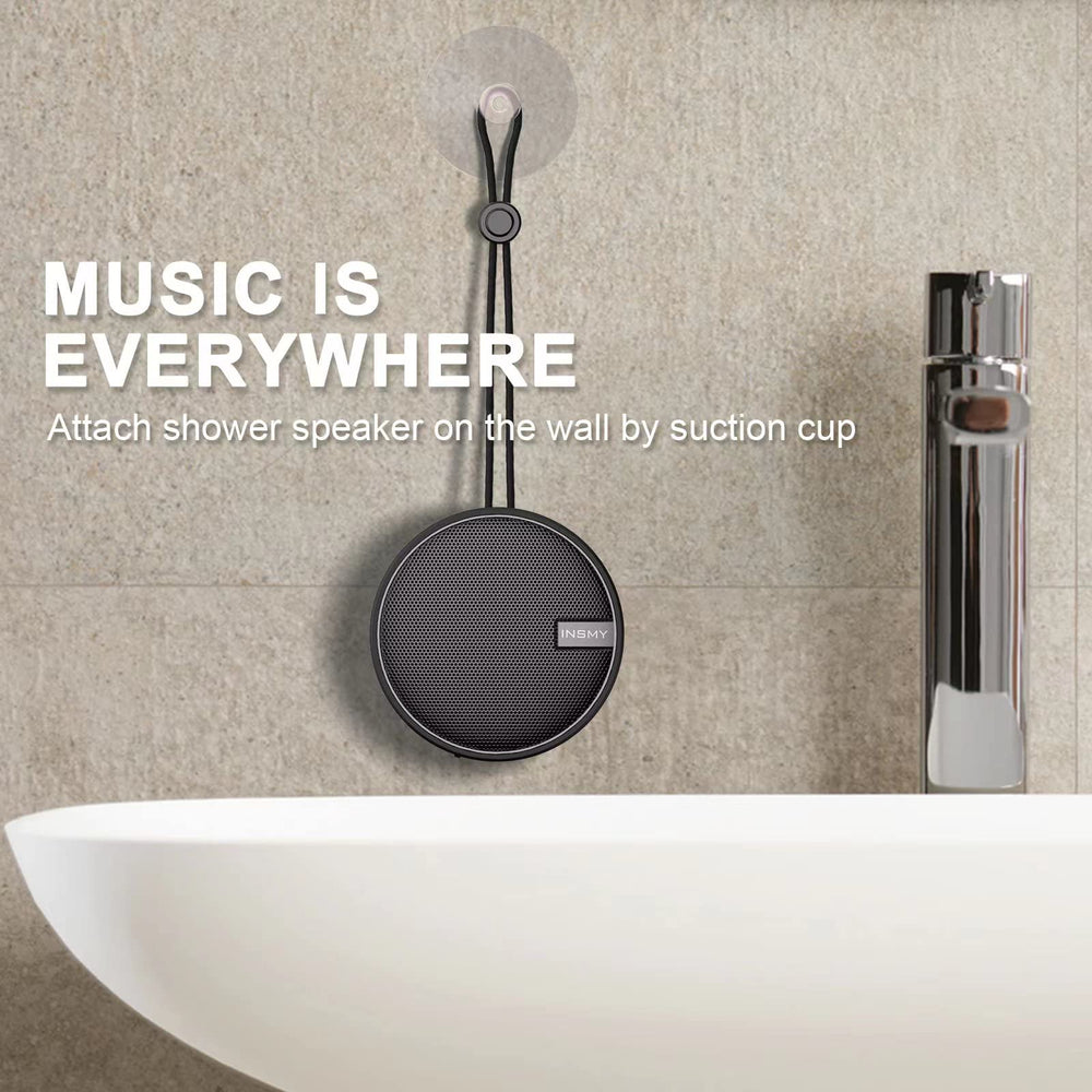 INSMY C12 suction cup secure mounting on tiles or mirrors