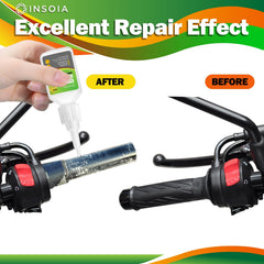 INSOIA Grip Glue versatile materials—bonds rubber, plastic, metal, and composites securely.